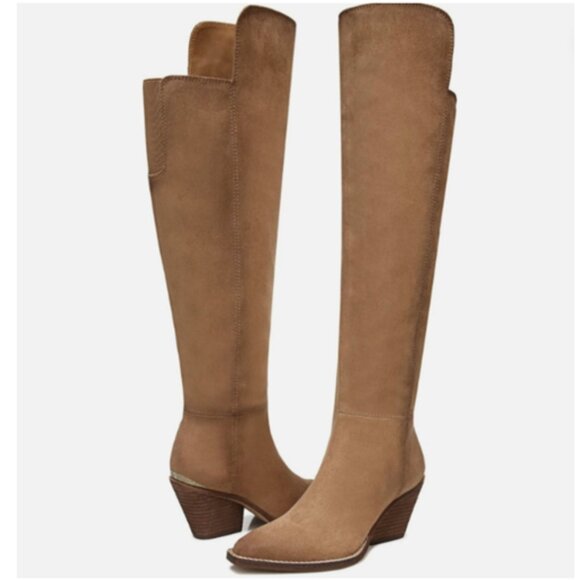 ZODIAC - Western Toe Knee High Boots W/Cushioned & Stacked Heel - NIB - Picture 2 of 5